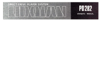 Luxman PD-282-Owners-Manual 